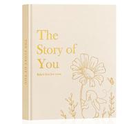 Lanpn Álbum Fotos Bebé Primer 5 Año para Niño Niña, The Story of Your Baby Memory Book, Libro Recuerdos Bebe, Baby's Journal Diario Recién Nacido Regalo (Beige, 154 Páginas, Inglés)