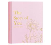 Lanpn Álbum Fotos Bebé Primer 5 Año para Niño Niña, The Story of Your Baby Memory Book, Libro Recuerdos Bebe, Baby's Journal Diario Recién Nacido Regalo (Rosa, 154 Páginas, Inglés)