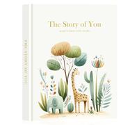 Lanpn Álbum Fotos Bebé Primer 5 Año para Niño Niña, The Story of Your Baby Memory Book, Libro Recuerdos Bebe, Baby's Journal Diario Recién Nacido Regalo, Inglés, 154 Páginas