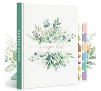 Lanpn B5 Libro de Recetas Tapa Dura, Mi Cuaderno Recetas Para 70 Recetas, Recetario de Cocina para Escribir, Recipe Journal Book, Libretas para Recetas de Cocina en Blanco, Inglés