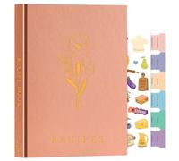 Lanpn B5 Libro de Recetas Tapa Dura, Mi Cuaderno Recetas Para 70 Recetas, Recetario de Cocina para Escribir, Recipe Journal Book, Libretas para Recetas de Cocina en Blanco, Rosa, Inglés