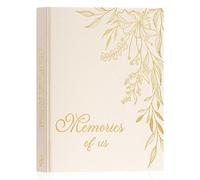 Lanpn Diario de aniversario de boda Memories of Us, cuaderno de recortes de lino para boda número 70, libro de recuerdos, matrimonio recién casado, pareja, aniversario, diario, regalos de despedida de