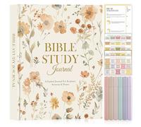 Lanpn Diario de Estudio Bíblico para Mujeres con Pegatinas y Resaltadores, Journal Devocional para Iglesia Notas, Cuaderno Oración Bible Study, Regalo Cristianos Religiosos (Inglés)
