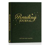 Lanpn Diario de Lectura Cuaderno de Lecturas de Lino, Reading book journal, Diario Cuaderno de Lector Libro Leídos Leidos con 52 Reseña del libro, Regalo para Amantes de la los Libros (Verde)