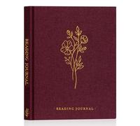 Lanpn Diario de Lectura Cuaderno de Lecturas de Lino, Reading book journal, Libro Leídos Leidos Diario Cuaderno de Lector con 52 Reseña del libro, Regalo para Amantes de la los Libros (Morado)