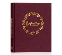 Lanpn Diario de Lectura Cuaderno de Lecturas, Reading book journal de Lino, Diario Cuaderno de Lector Libro Leídos Leidos con 52 Reseña del libro, Regalo para Amantes de la los Libros (Morado)