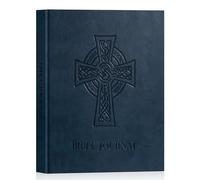 Lanpn Diario de Oración Biblia para Hombre, Cuaderno de Devocional & Biblia Estudio, 3 Meses Cristiano Bible Prayer Journal, Diario Regalos para Gratitud Reflexión Religiosa Inspira, Azul, Inglés