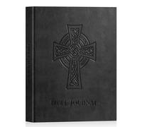 Lanpn Diario de Oración Biblia para Hombre, Cuaderno de Devocional & Biblia Estudio, 3 Meses Cristiano Bible Prayer Journal, Diario Regalos para Gratitud Reflexión Religiosa Inspira, Negro, Inglés