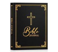 Lanpn Diario de Oración Biblia para Hombre, Cuaderno de Devocional & Biblia Estudio, 3 Meses Cristiano Bible Prayer Journal, Diario Regalos para Gratitud Reflexión Religiosa Inspira, Inglés, Negro