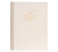 Lanpn Grandparents Legacy Journal, Life Story Book, Regalo Álbum de la Abuela de la Vida, Libro de Recuerdos, Mama Me Cuentas tu Historia, Abuelo Hablame de ti, Recuerdos de Familia, Beige