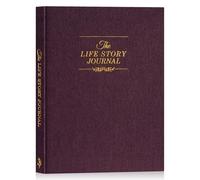 Lanpn Grandparents Legacy Journal, Life Story Book, Regalo Álbum de la Abuela de la Vida, Libro de Recuerdos, Mama Me Cuentas tu Historia, Abuelo Hablame de ti, Recuerdos de Familia, Morado