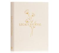 Lanpn Grandparents Legacy Journal, Life Story Book, Regalo Libro de Recuerdos, Álbum de la Abuela de la Vida, Mama Me Cuentas tu Historia, Abuelo Hablame de ti, Recuerdos de Familia, Beige