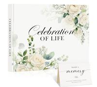 Lanpn Libro de Condolencias, in Loving Memory Funeral Guestbook, Libro Firmas Funérailles, Libro de Invitados Visitas Condolence para Servicio Funerario, Inglés