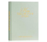 Lanpn Mama Cuentame la historia de tu vida, Diario guiado de la vida de Madre Libro recuerdos Día de la Mamá con 270+ preguntas Mom Sroty Book Journal Cumpleaños Navidad Regalo, Verde salvia, Inglés