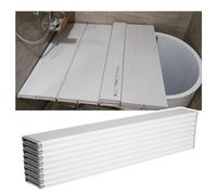LANRUEU Cubierta De Bañera Plegable A Prueba De Polvo Bandejas para Bañera, 1cm Espesor Polipropileno Tablero De Aislamiento para Baños De Leche SPA, Teniendo 10kg(140cmx80cmx1cm)
