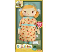 Lansay - Bizzikins En el Jardín - Muñeca de Tela Sensorial - Desde 12 Meses | Primer Juguete - Mini Huerto, Caracol Deslizante y Verduras para Clasificar - Gestos Cotidianos - Descubrir la Natura