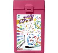 Lansay - Blopens Barril Monstruos Simpáticos - Set Creativo - Desde 5 Años | Rotuladores de Soplo - Plantillas Reutilizables y Pegatinas Incluidas - Relieve y Fantasía en un Gesto - Sin Pantallas