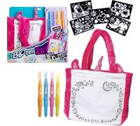Lansay - Blopens X-Tra Criaturas con Purpurina - Set Dibujo - Desde 6 Años | Colorear Soplando - 6 Rotuladores, 6 Plantillas, 6 Hojas y Tubos de Cola - Acabado Brillante - Trabaja la Motricidad Fina
