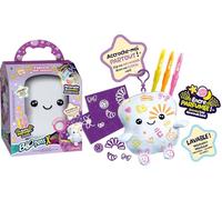 Lansay - BLOPENS Xtra - Mini Squishy Personalizable - 1 Squishy Modelo Aleatorio - Rotuladores para soplar Desde 6 años - Set Creativo con Plantillas Adhesivas y Tinta perfumada - 3 Blopens