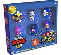 Lansay Brawl Stars - Pack de 8 Figuras de 4,5 cm - Brawlers Team