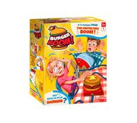 LANSAY Burger Boom - Juego de Mesa Divertido e Interactivo - Pico Las Cartas e infla el Vientre de tu adversario - Haz explotar la Hamburguesa para Ganar - para Toda la Familia