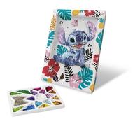 Lansay Collection Sequins Stitch - Kit De Manualidades Con Lentejuelas Enmarcadas Multicolor, Para Crear Un Cuadro Brillante Tipo Retrato, Incluye Bandeja Y Alfileres