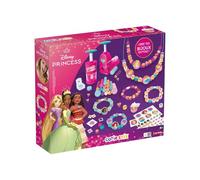 Lansay - Cutie Stix Disney Princess - Set para Pulseras - Desde 6 Años | Bisutería para Crear - 14 Barritas, Herramientas de Corte, 2 Moldes y 6 Cierres - Cuentas Únicas - Estación de Perforado