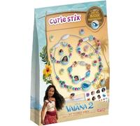 Lansay - Cutie STIX - Disney VAIANA 2 - Kit Flower Vibes - Creación de Joyas Infantil - Collares y Pulseras Personalizables - Cuentas y Stix precortados - Joyas DIY con Licencia Oficial