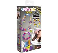 Lansay - Cutie STIX - Recarga de Tatuajes - para Usar con el Taller Cutie Stix - 11 Stix Lisos y de Colores - con lámina de Tatuajes - Creación de Joyas y Kit de Pulseras para niños