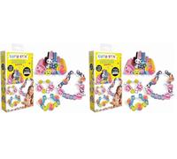 Lansay - Cutie STIX - Recarga Happy - para Usar con Taller Cutie stix - 11 stix Tema Smiley, Animales Flores - para creación Joyas y Kit Pulseras para niños Desde 6 años - Manualidades Creativas