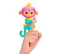 Lansay FINGERLINGS Magic Moods Jade - Cuelga Klara en tu Dedo - Su corazón se Enciende según tu Estado de ánimo - Se comunica con 70 Sonidos y reacciones - Pilas Incluidas - Juguete Interactivo - a