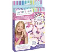 Lansay - Juego de 3 pulseras con abalorios y 1 anillo para niños a partir de 8 años, con cuentas de colores y encantos, actividad manual, ocio creativo, diseño de sueños
