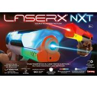 LANSAY - Laser X NXT - Double Blasters Tácticos Láser niños Desde 6 años - Juego de Tiro Interactivo con Alcance 90 Metros y Efectos Luminosos - Experiencia Laser Game en casa - Idea de Regalo