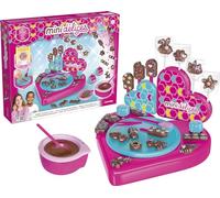 MINI DELICES - Mi super taller de chocolate 5 en 1 - Kit de cocina para niños desde 6 años - Fabricación de chocolates y piruletas - Sin cocción - Idea regalo repostería - Lansay