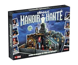 Lansay - PÁNICO AL MANIER HANTE - Juego de Mesa de Carreras para niños a Partir de 6 años - Escape del Conde Jeffraie - Juego de Estrategia - Jugar Entre Amigos o Familiares - 2 a 4 Jugadores
