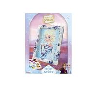 Lansay - Collection Sequins : Elsa, Reina de Las Nieves - Actividades Hechas a Mano para niños a Partir de 7 años - CREA un Cuadro Chispeante con Lentejuelas - Kit de creación
