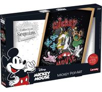 Lansay - Sequins XXL Disney Mickey Pop Art - Marco Madera - Desde 14 Años