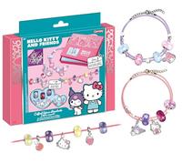 Lansay - SHINY POPS - Joyas Brillantes Hello Kitty and Friends - Cofre creación de pulsera y collar infantil con cuentas, charms kawaii y accesorios moda - Actividad creativa DIY desde 6 años