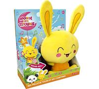 Lansay - TITOUNIS - Ma Peluche Touni Electrónico de 20 cm con 5 rimas francesas - Molinero tu Duerme, Haz Dodo, Petit Caracol… - Peluche Musical Suave con Pilas Incluidas, a Partir de 6 Meses