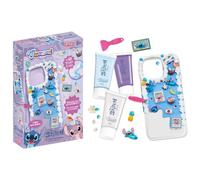 Lansay - Yumemi Decoden Stitch y Angel - Kit Creativo Kawaii - Desde 8 Años | Accesorios Personalizables - Funda, Espejo, Cuaderno y Caja - Perlas, Colgantes y Purpurina - Composiciones Variadas