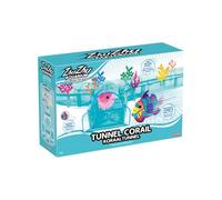 Lansay ZHU Aquarium Túnel Colorido Rodeado de Coral-Mira moverse a Cualquier Ritmo de Manera Rigolote-Peces vendidos por Separado, Multicolor, Talla única (51025)