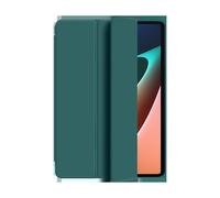 Lanshui 3rd-Foldable Silicone Shell Tablet Protective Case Suitable for Lenovo Xiaoxin Pad 11.5 J706F Pro11.5 2021 J716F(Dark Green)