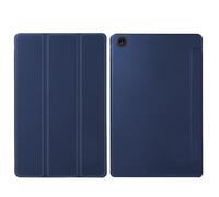 Lanshui - Accesorios para tableta, cubierta trasera de silicona de panal de abeja, funda de piel sintética de triple pliegue compatible con Lenovo Xiaoxin Pad Pro de 12.7 pulgadas 2025 (azul oscuro)