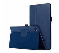 Lanshui - Funda de piel sintética con tapa para tablet Litchi, compatible con Lenovo Tab M9 TB-310FU de 9 pulgadas 2023 (azul oscuro)