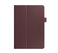 Lanshui - Funda plegable para tablet, funda inteligente de piel compatible con Samsung Galaxy Tab S9 Plus SM-X810/S9 FE Plus/S10 Plus de 12.4 pulgadas (marrón, Tab S10 Plus)