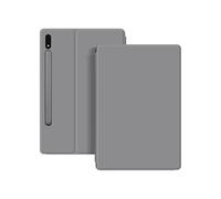 Lanshui Magnetic Double-Sided Clip Tablet Leather Protective Case Suitable for Samsung Galaxy Tab S9 11 inch/X710(Grey)