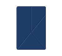 Lanshui Magnetic Double-Sided Clip Tablet Leather Protective Case Suitable for Samsung Galaxy Tab S9 FE Plus 12.4 Inch(Blue Y)