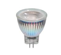 Lanshui Paquete de 10 focos LED COB DC12V MG11 3W 35mm de diámetro GU4 | Fuente de luz de la lámpara de atenuación(Cold white)