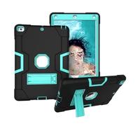 Lanshui Silicone Anti Drop Shell, Protective Cover Suitable for Samsung Galaxy Tab A7 Lite T220/T225(Black+Mint Green)