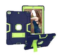 Lanshui Silicone Anti Drop Shell, Protective Cover Suitable for Samsung Galaxy Tab S6 Lite 10.4 P615/P610/P613/P619(Dark Blue+Yellow Green)